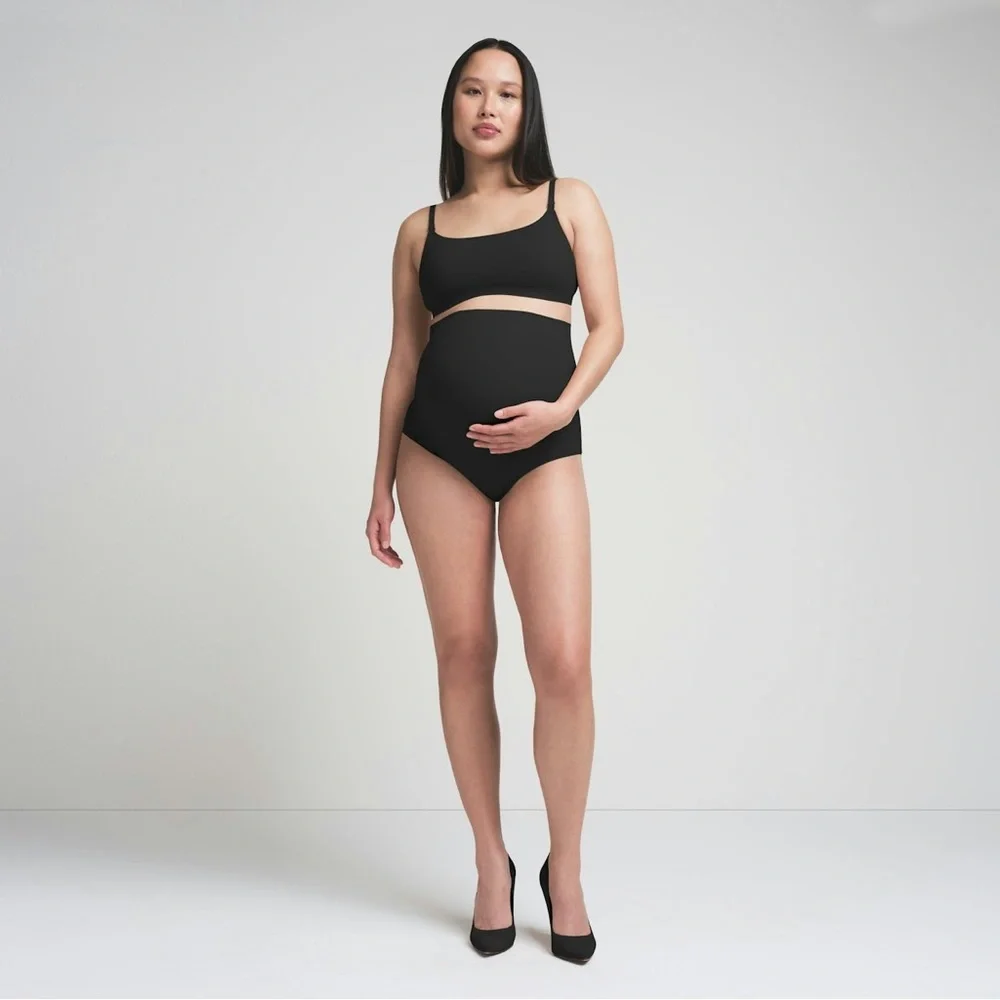Skims Fits Everybody Maternity Bra in Onyx • NWT - Picture 4 of 12